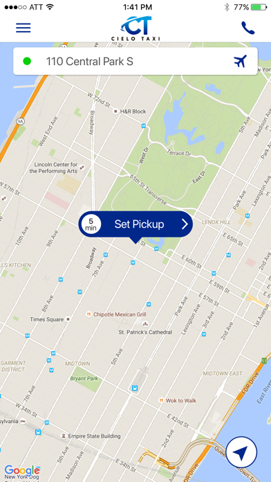 Cielo Taxi Screenshot