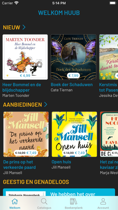 Luisterrijk luisterboeken Screenshot