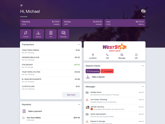 WestStar Credit Union