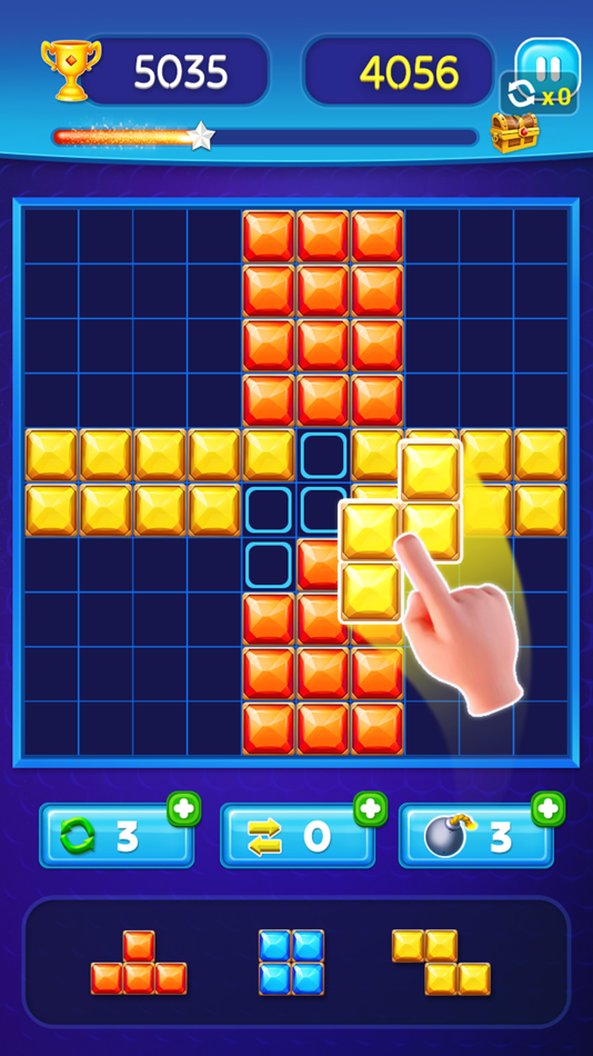 #4. Block Puzzle - Gem Block (iOS) 由: Son Mai