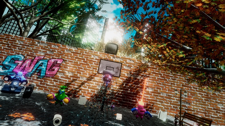 Basketball Cho Melon Garden 3D screenshot-6