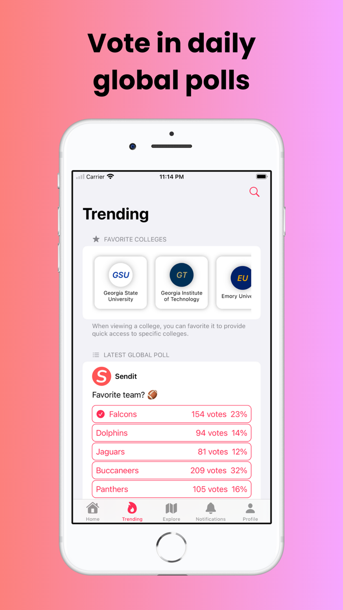 sendit - college chat