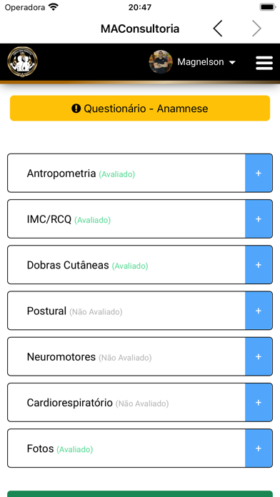 MA Consultoria Esportiva Screenshot