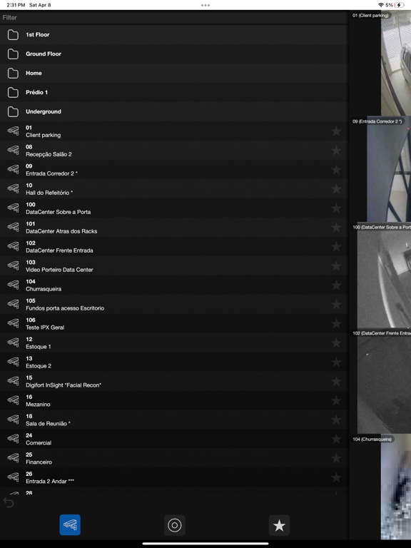 Digifort Mobile Client iPad screenshot 2 - Business app