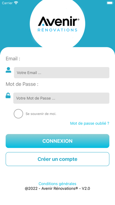 Avenir rénovations Screenshot