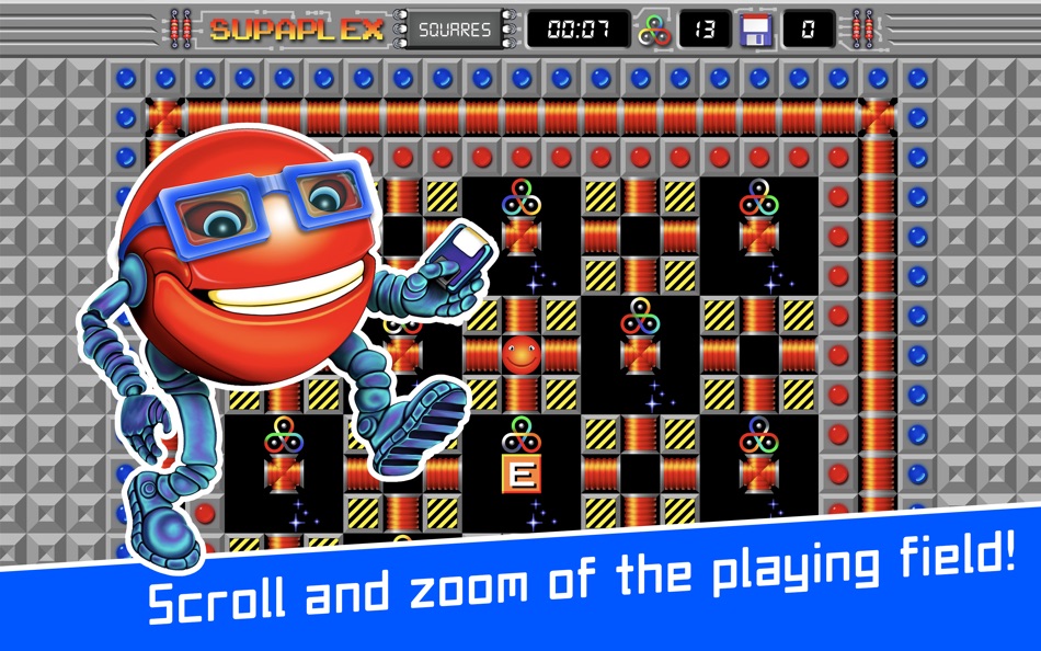 #6. Supaplex SQUARES (macOS) 由: Danila Gorozhanin