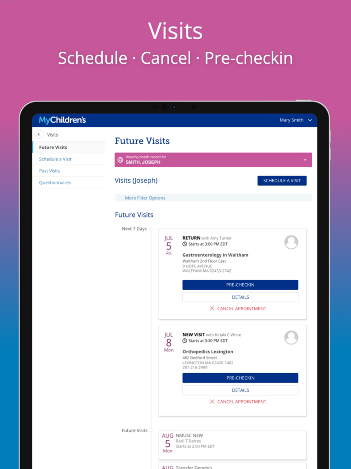 Boston Childrens MyChildrens