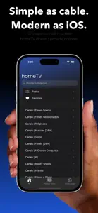 homeTV IPTV Player screenshot #3 for iPhone