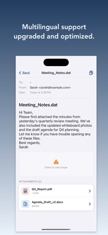 Winmail.dat Opener: Pro Reader Screenshot 2 of 3