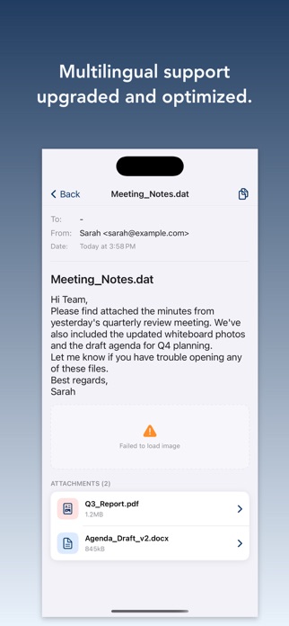 Winmail.dat Opener: Pro Reader Screenshot 2 of 3