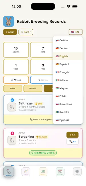 Rabbit Records - BreedTrack screenshot 2