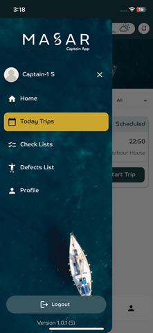 MASAR Captain iPhone screenshot