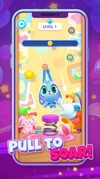 Jolly Springs: Rope Swing Game Screenshot