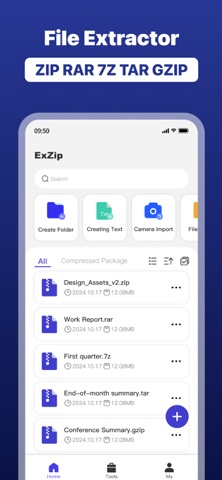 Zip, RAR, 7z File Extractor Screenshot 2 of 10