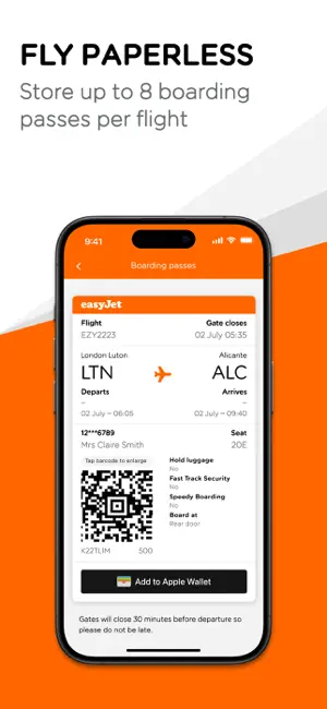 easyJet: Travel App iPhone screenshot 3