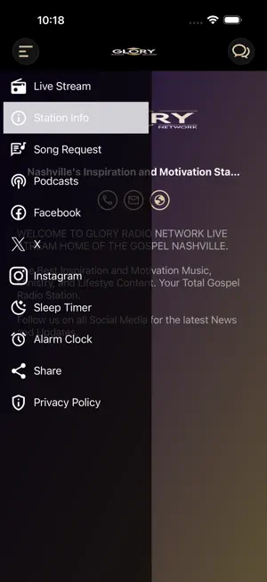 Glory Radio Nashville screenshot 4