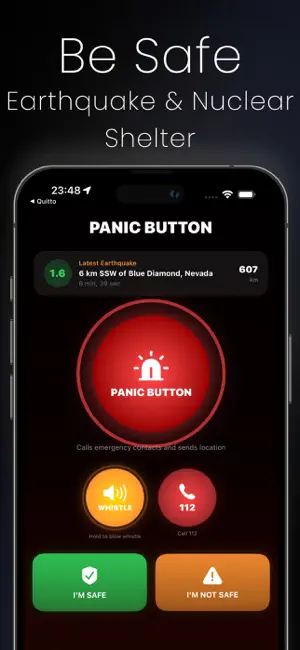 Earthquake Network - Panic iPhone screenshot 1
