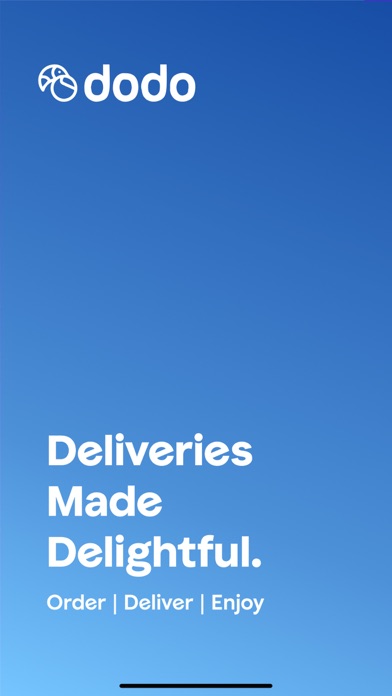 DoDo Delivery Screenshot