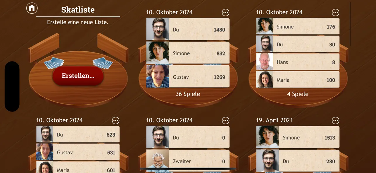 Screenshot #2 pour Skat Liste