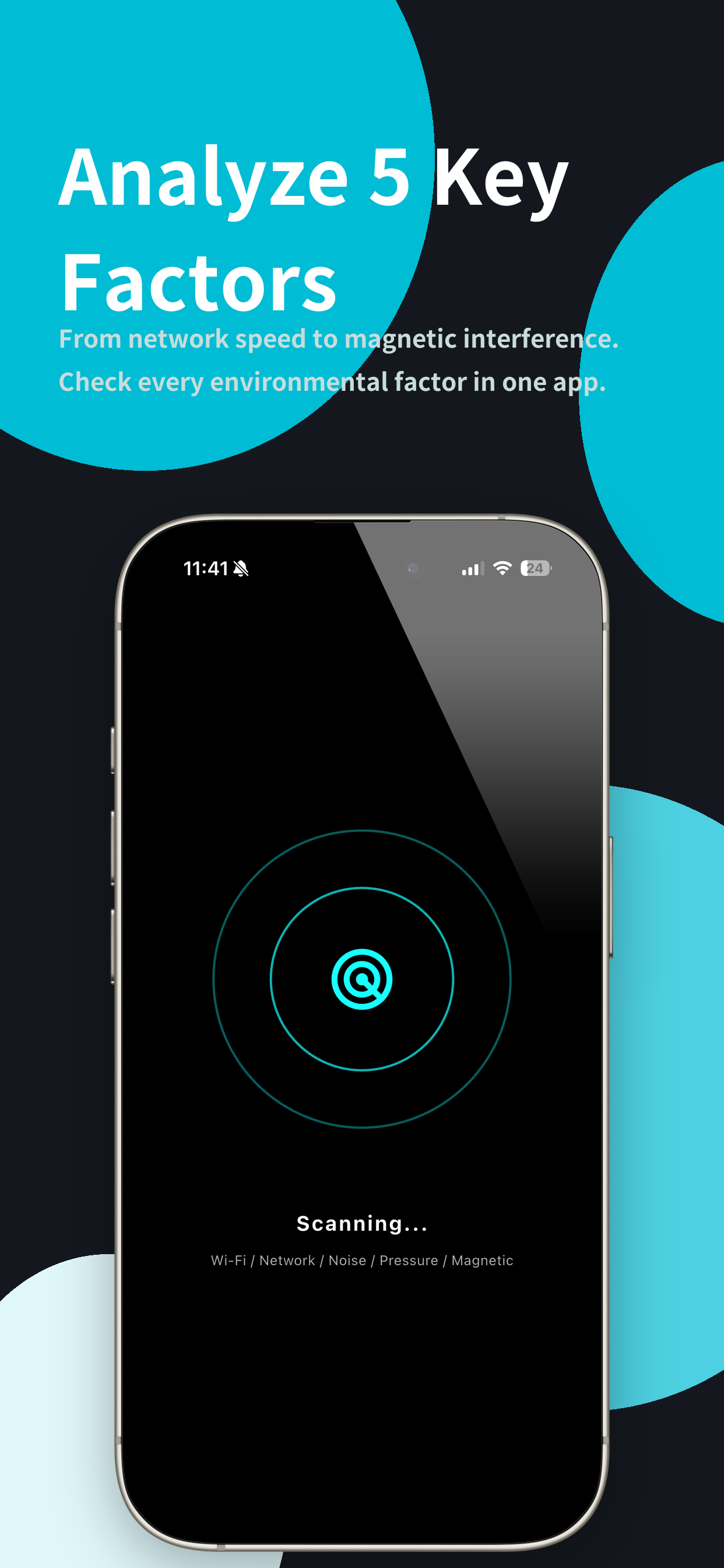 SancRadar: WiFi, dB & EMF Tool