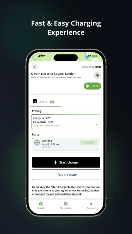Blink Charging UK & Ireland screenshot 2 of 3