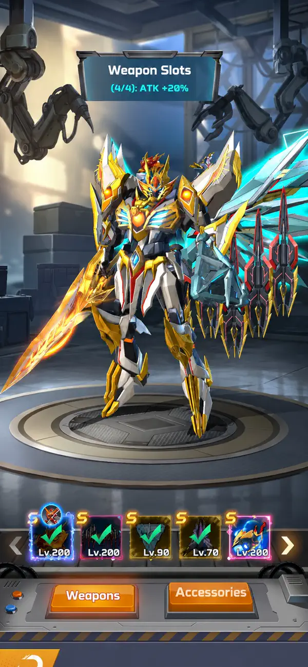 Mech Assemble iOS Mod IPA screenshot 2 - iOS game interface