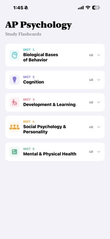AP Psychology Revision screenshot