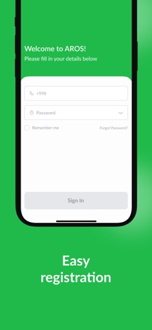 Aros Staff app screenshot