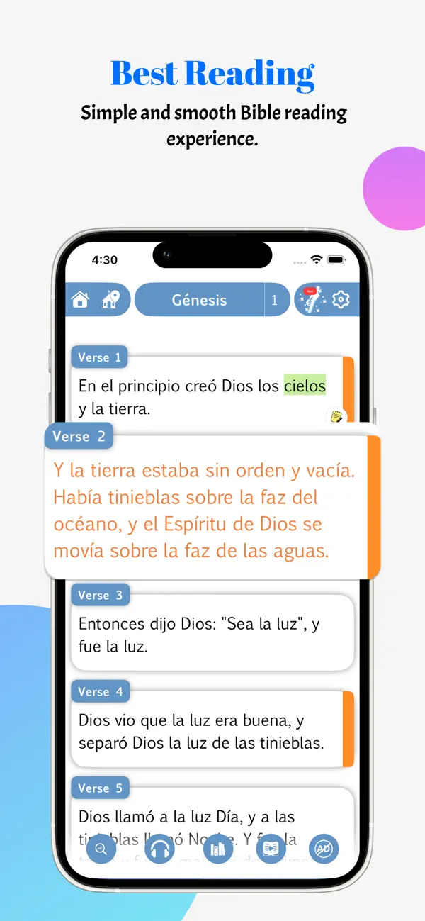 Screenshot #2 pour La Santa Biblia. Spanish Bible
