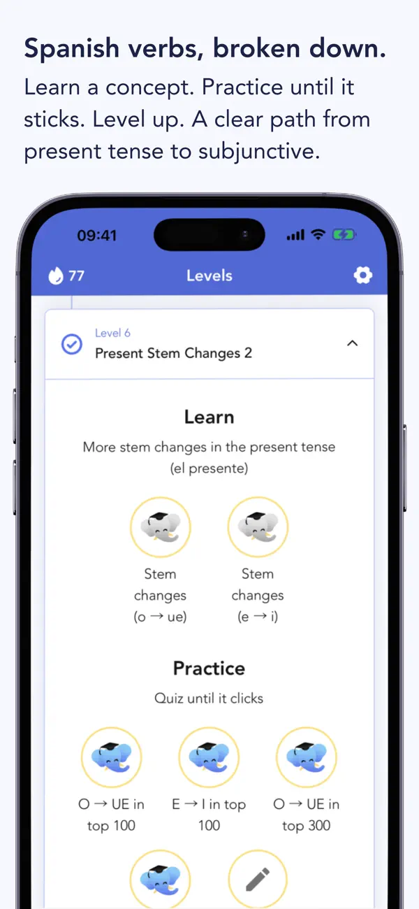 Screenshot #2 pour Ella Verbs: Learn Spanish