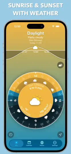 Screenshot von Sunrise Sunset Widget auf dem iPhone 1