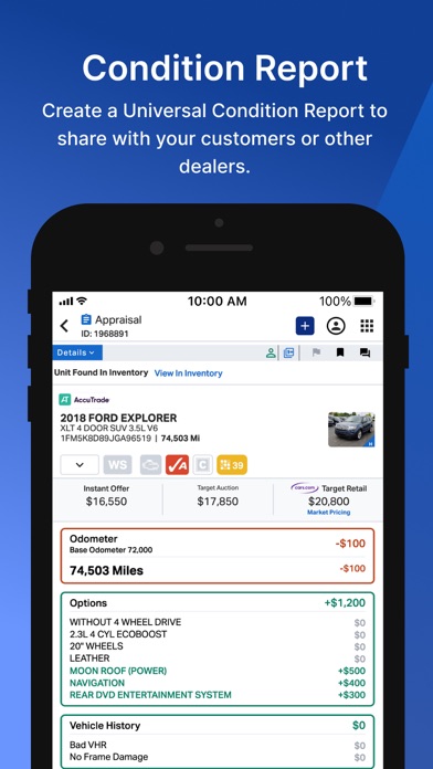 Galves Vehicle Appraiser Screenshot