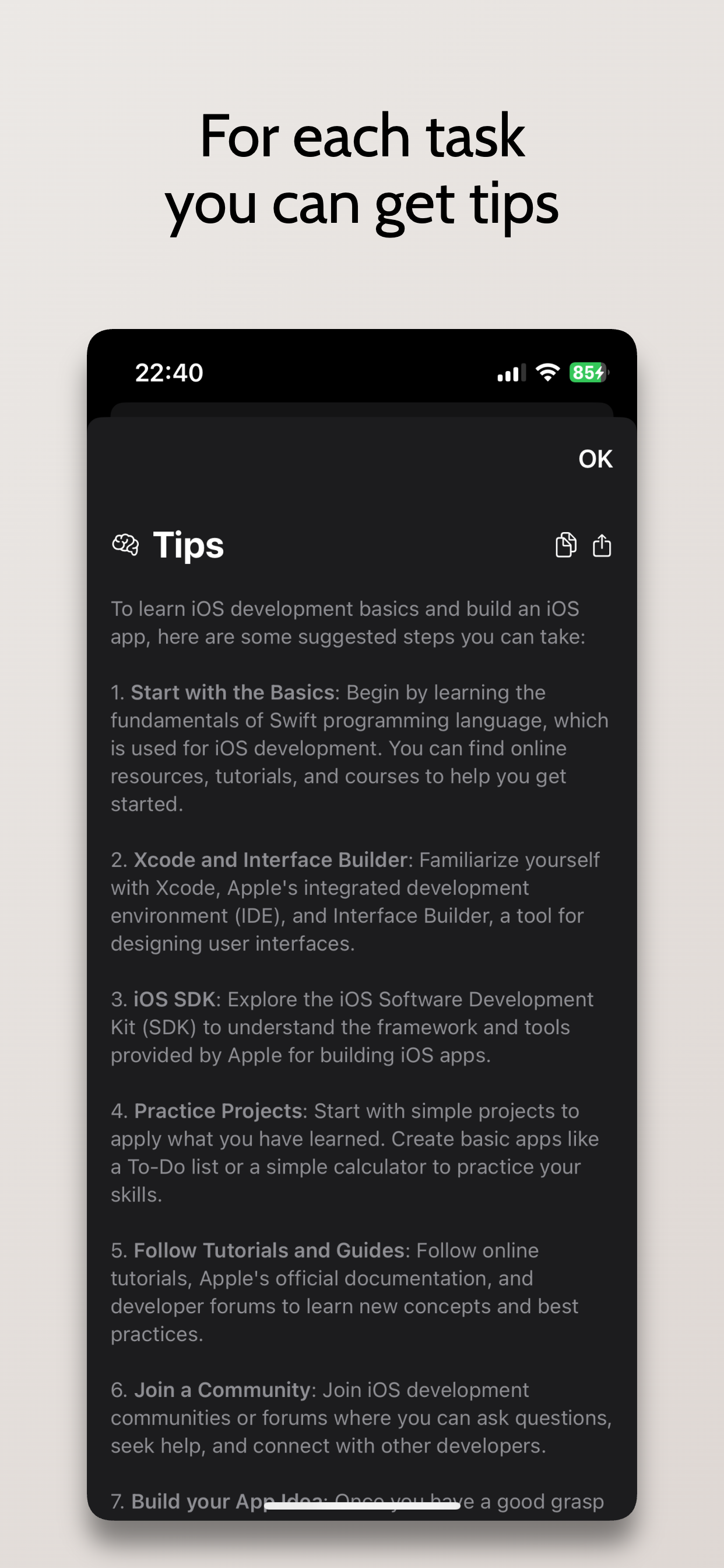 Proactive List