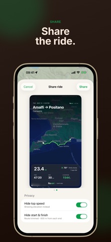 Roveri: Trip & Ride Journal iPhone screenshot