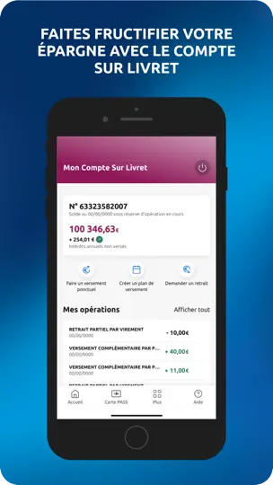 Capture d'écran de Carrefour Banque Et Assurance sur iPhone 6