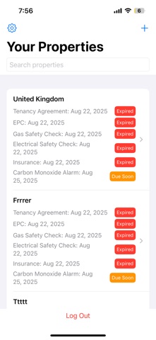 Landlords Notifications screenshot