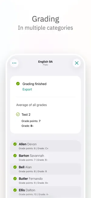 Bunt - Gradebook for Teachers screenshot 4