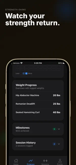 ACL Strong: Recovery Tracker screenshot 4