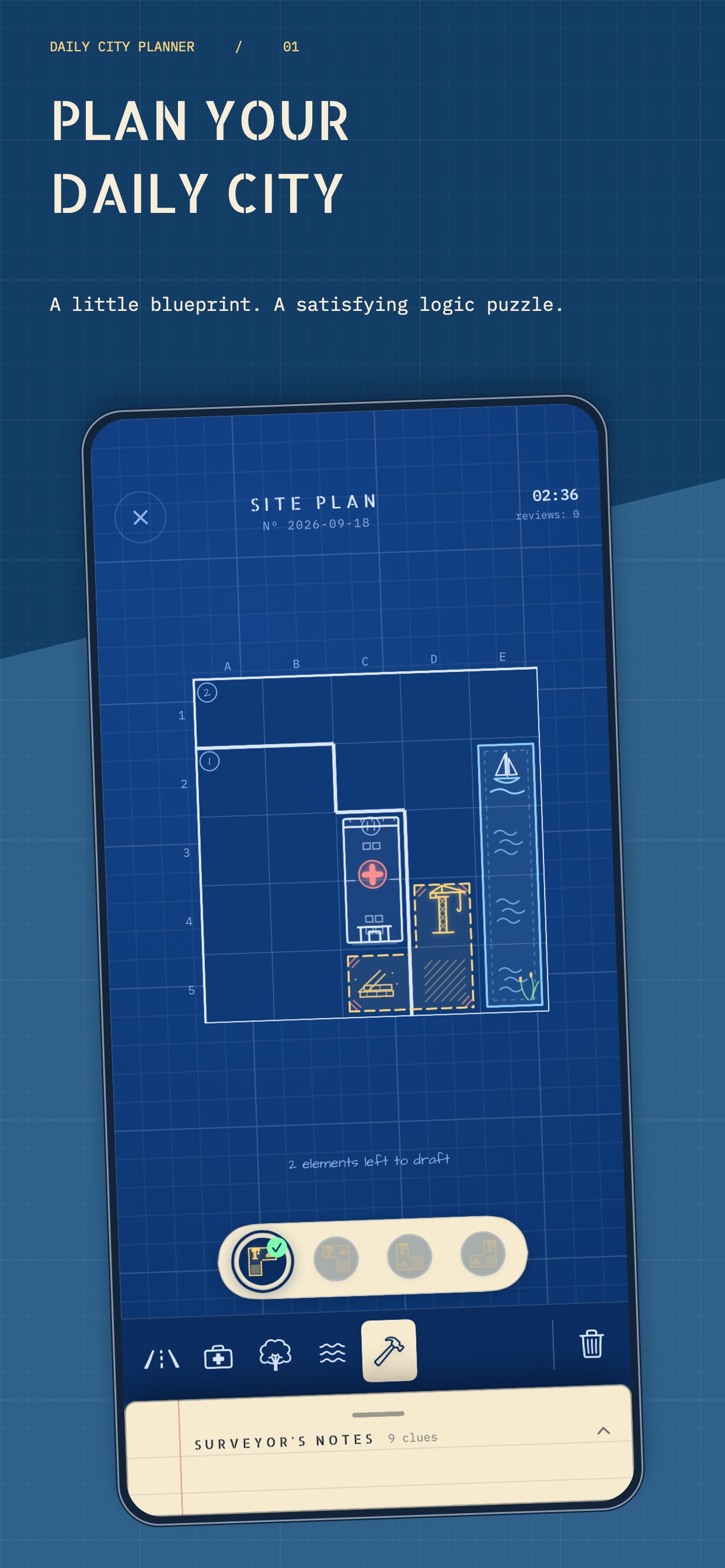 Screenshot 1 of Daily City Planner