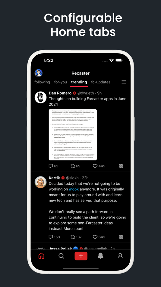 #1. Recaster - Farcaster Client (iOS) Podle: Bress XYZ