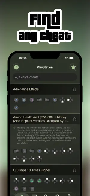 Cheats & Codes screenshot 1