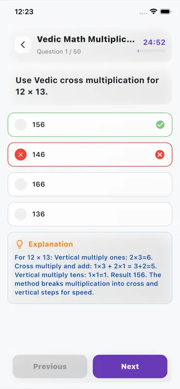 Mental Math Quiz Pro screenshot 5 of 5