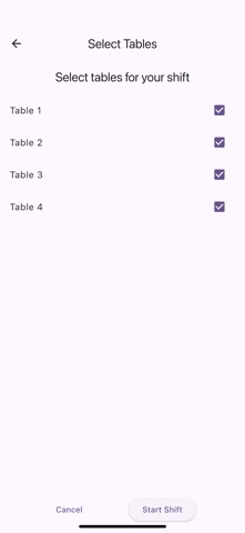 Waiter's App Screenshot 2 of 3
