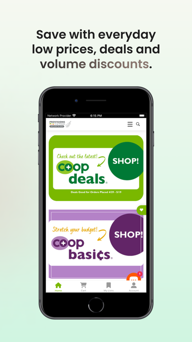 Provisions Co-op Wholesale Screenshot