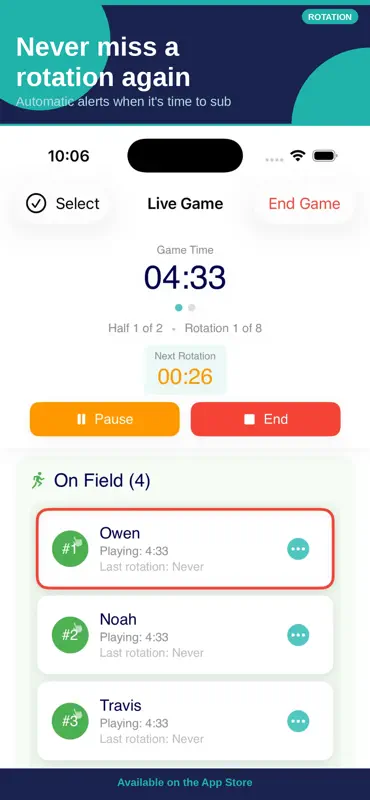Easy Sport Sub Tracking screenshot 5 of 7