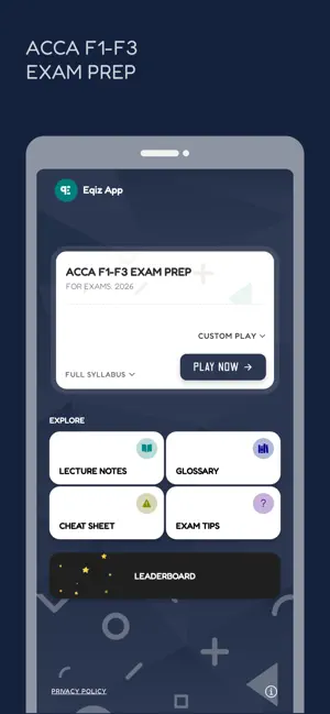 ACCA F1-F3 Entry Prep (+AI) screenshot 1