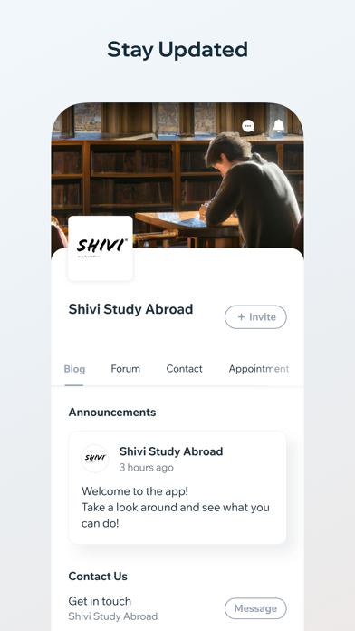 Shivi Study Abroad Screenshot