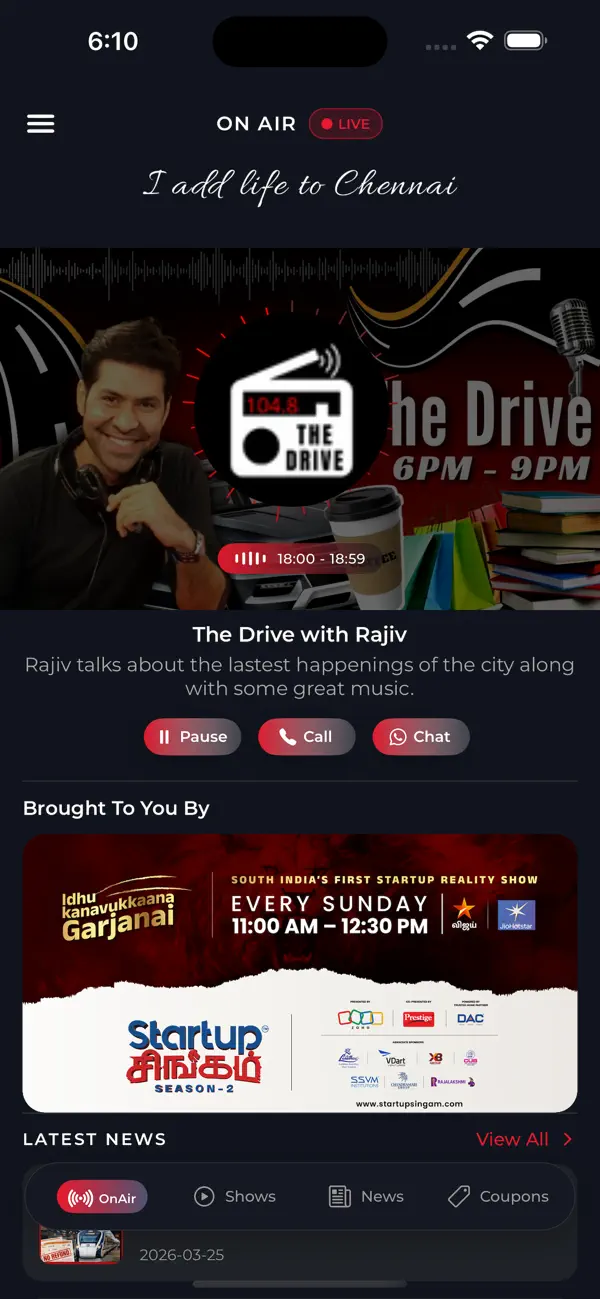Screenshot #2 pour Chennai Live