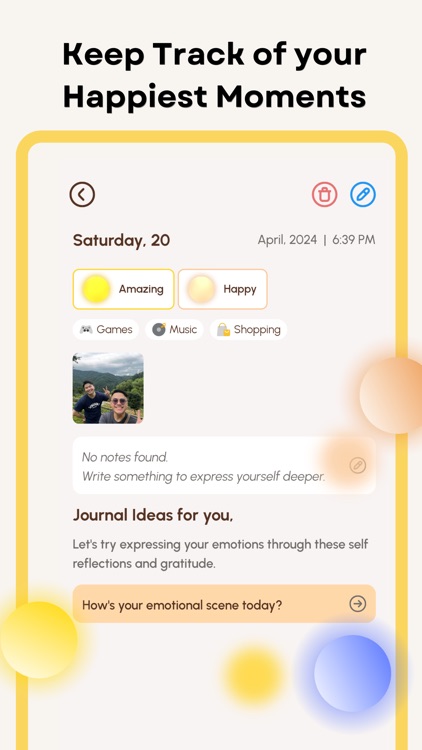 Tochi - Mood Tracker, Journal screenshot-3