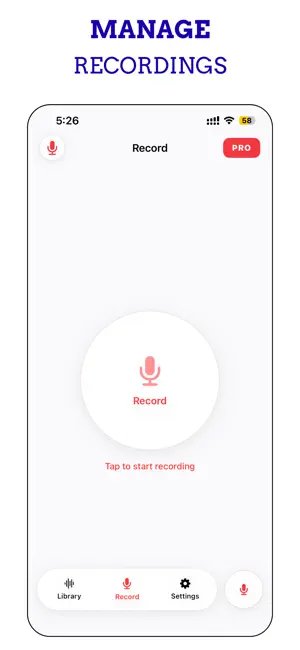Voice Notes: Recordhz screenshot 1